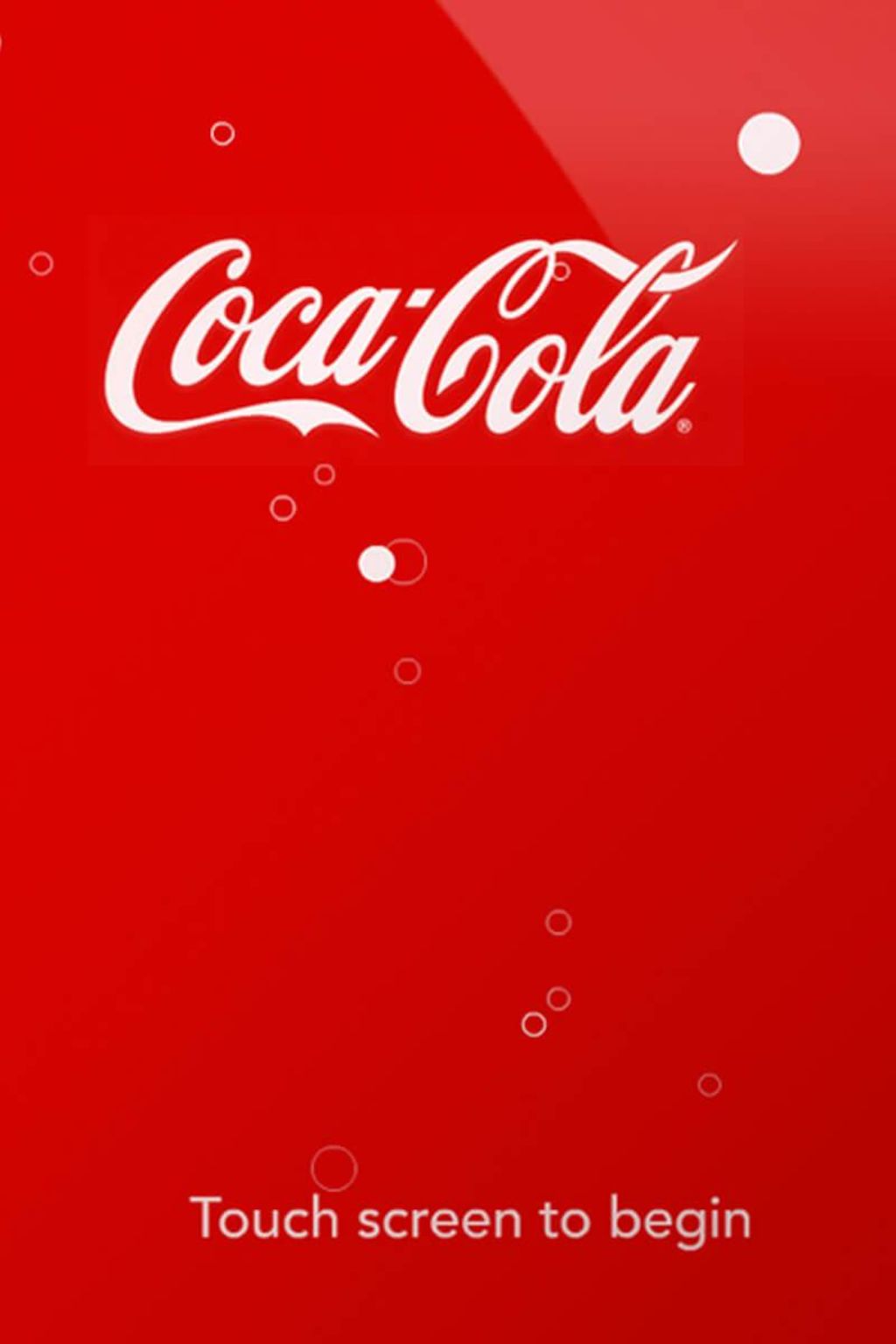 Metadesign Coca Cola Freestyle Home Screen Design