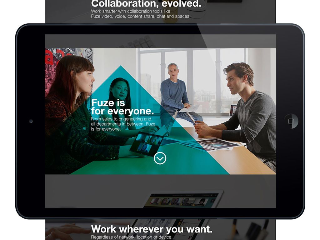 Metadesign Fuze Mobile Website 1