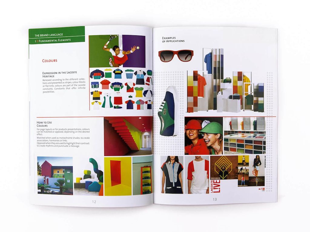 Metadesign Lacoste Colours Rules