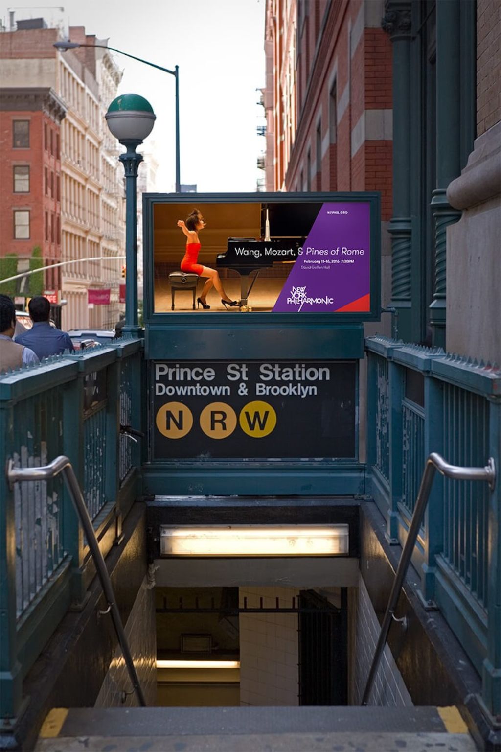 Metadesign New York Philharmonic Subway Banner Design