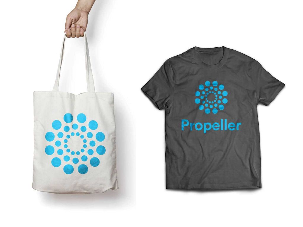 Metadesign Propeller Branded Tote Bag And T Shirt