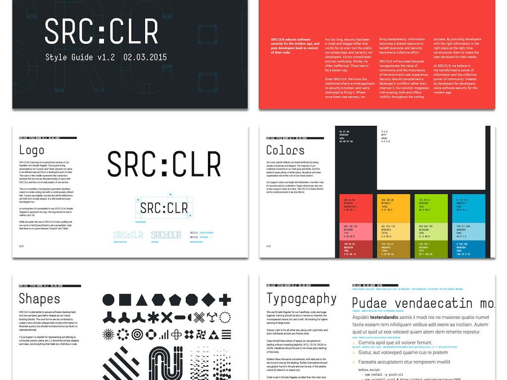 Metadesign Srcclr Brand Guidelines