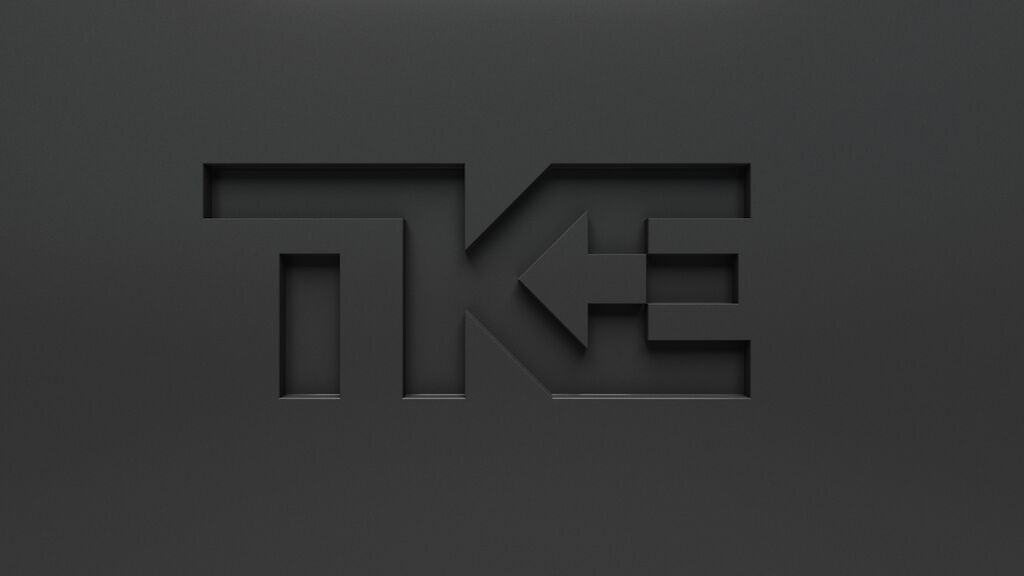 Carved out logo TKE black