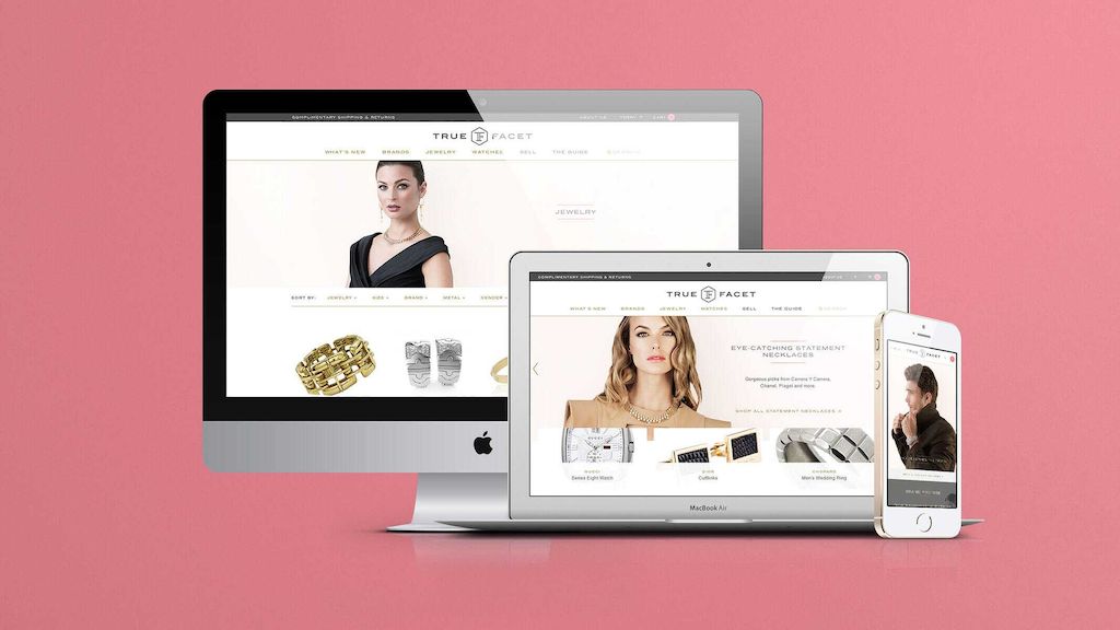 Metadesign Truefacet Website Design